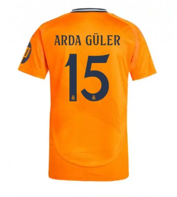 Real Madrid Arda Guler #15 Segunda Equipación 2024-25 Manga Corta